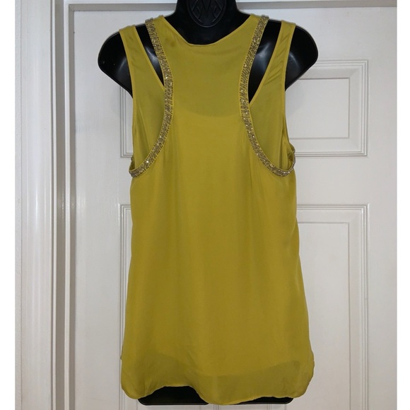 Rebecca Minkoff Keri Tank Top In Dijon –– NWT - Picture 9 of 15